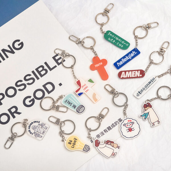 LIGHT AND SALT Faith Acrylic Keychain | 光盐生活馆 信仰主题 亚克力钥匙扣系列 - Image 12