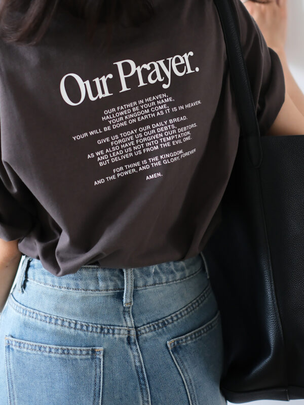 LIGHT AND SALT | Our Prayer Summer T-shirt | 光盐生活馆 我们的祈祷 夏季宽松oversize 男女情侣款T恤 - Image 7