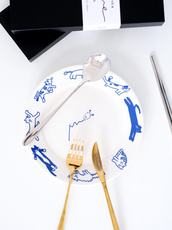 LIGHT AND SALT Rice·Pray·Love-Metal Chinese and Western Tableware | 光盐生活馆 金属餐具