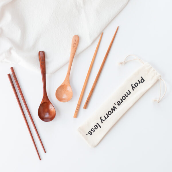 LIGHT AND SALT Solid Wood Portable Tableware | 光盐生活馆 便携木餐具 洁净饮食 - Image 4