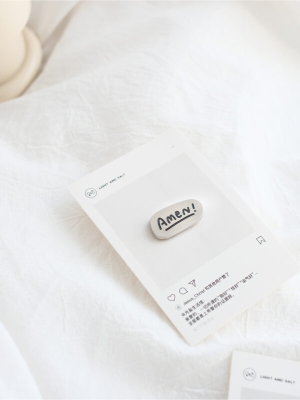 LIGHT AND SALT Hand painted small brooch | 光盐生活馆 手绘小胸针 珐琅工艺 - Image 6