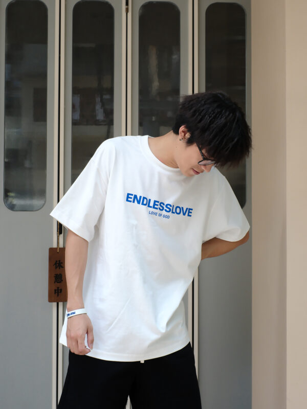 LIGHT AND SALT | Endlesslove Summer T-shirt | 光盐生活馆 无止尽的爱 夏季宽松oversize 男女情侣款T恤 - Image 6