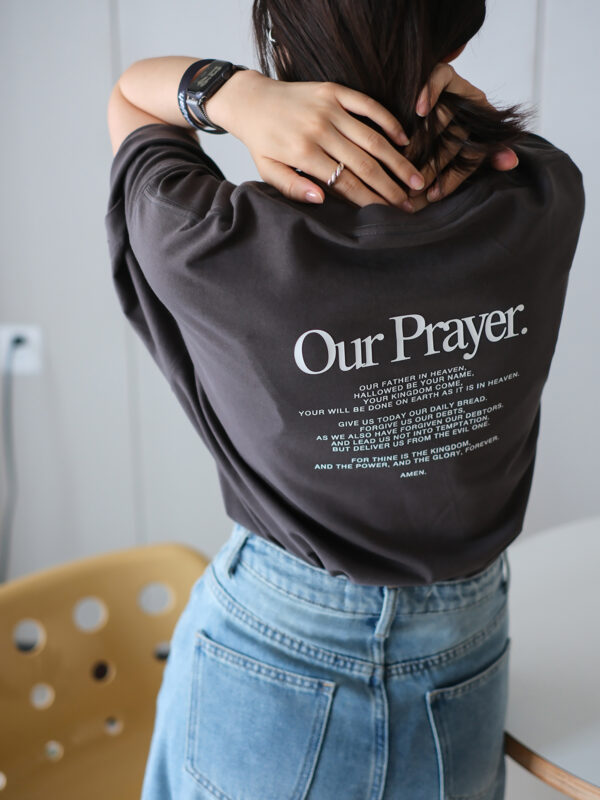 LIGHT AND SALT | Our Prayer Summer T-shirt | 光盐生活馆 我们的祈祷 夏季宽松oversize 男女情侣款T恤