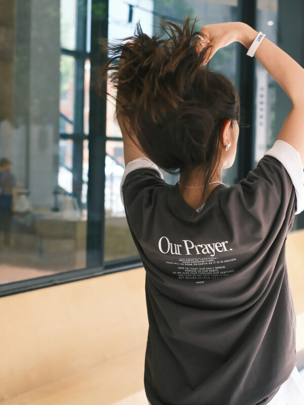 LIGHT AND SALT | Our Prayer Summer T-shirt | 光盐生活馆 我们的祈祷 夏季宽松oversize 男女情侣款T恤 - Image 5