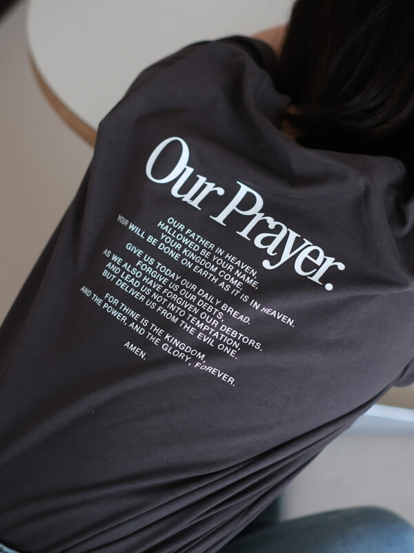 LIGHT AND SALT | Our Prayer Summer T-shirt | 光盐生活馆 我们的祈祷 夏季宽松oversize 男女情侣款T恤 - Image 4