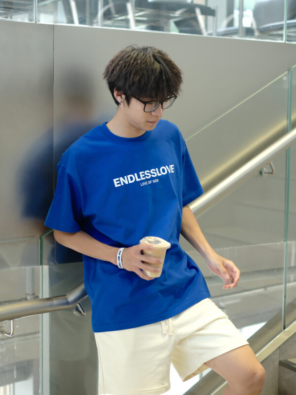 LIGHT AND SALT | Endlesslove Summer T-shirt | 光盐生活馆 无止尽的爱 夏季宽松oversize 男女情侣款T恤 - Image 3