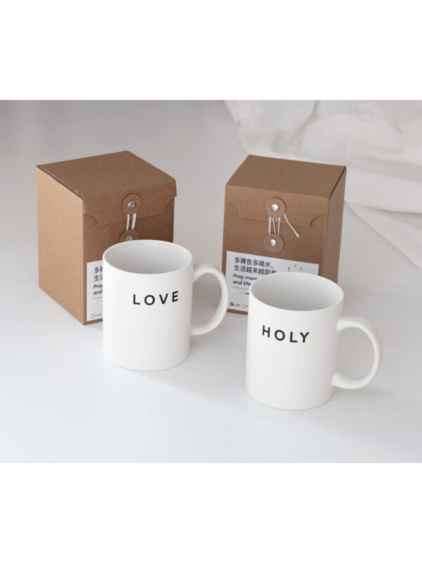 LIGHT AND SALT Holy Love-Couple Mug | 光盐生活馆 圣洁的爱 马克杯水杯 - Image 5